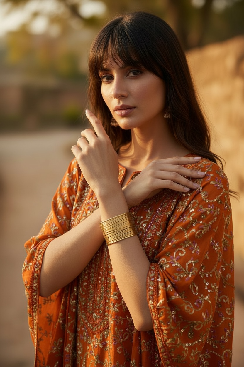 Mehr Sunehri Cuff